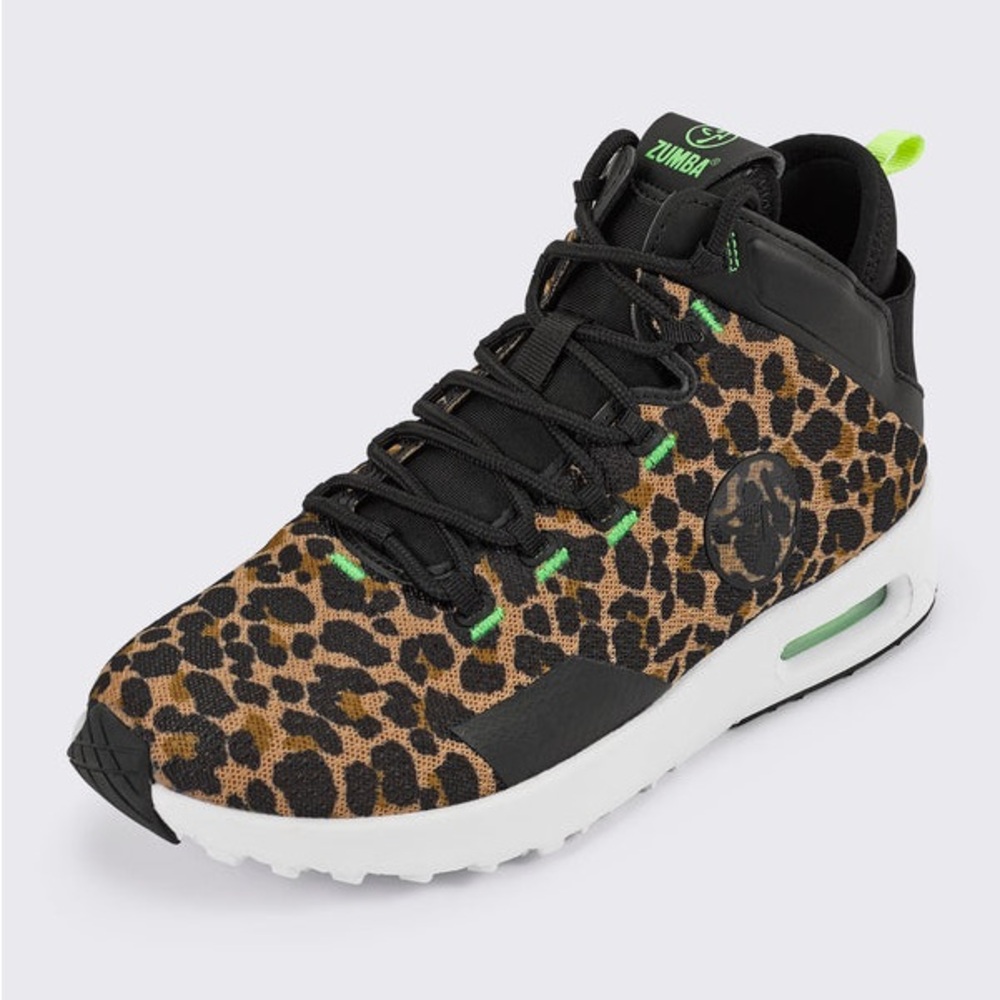 Zumba Fitness Leopard Print Athletic Shoes